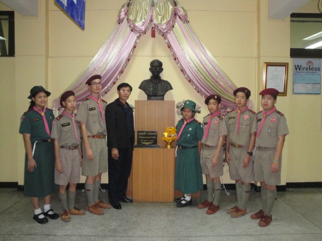  วันที่ 19 มค 56 ลูกเสือจักรคำคณาทร สอบเป็นตัวแทนประเทศไทยไปญี่ปุ่น